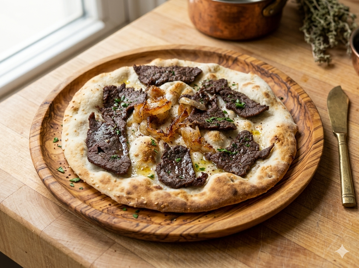 Goat Steak Pie